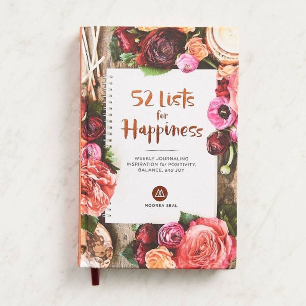 NEW 52 Lists for Happiness Journal by Moorea Seal